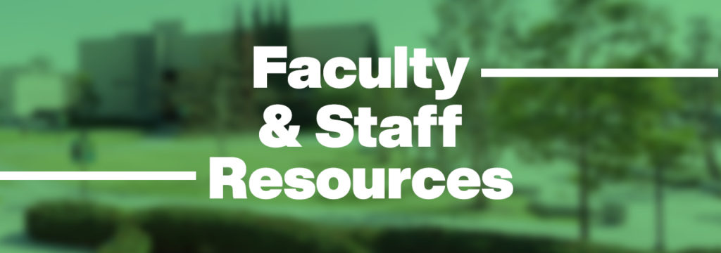 Faculty/Staff Resources